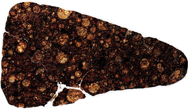 Northwest Africa (NWA) 801 Meteorite Thin Section - HDR Pathscan Enabler.