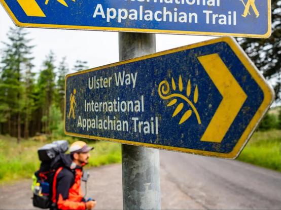 photo - sign - International Appalachian Trail, Northern Ireland