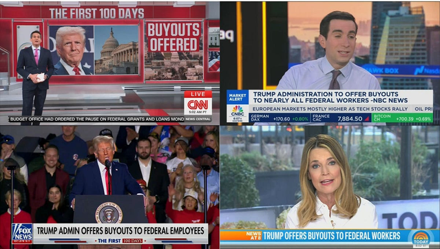 TV News incorrectly labeling Fed Gov offer a "BUYOUT"