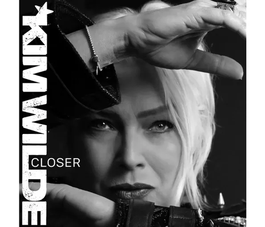 Cover of Kim Wilde's album Closer.
Black and White photo of Kim.