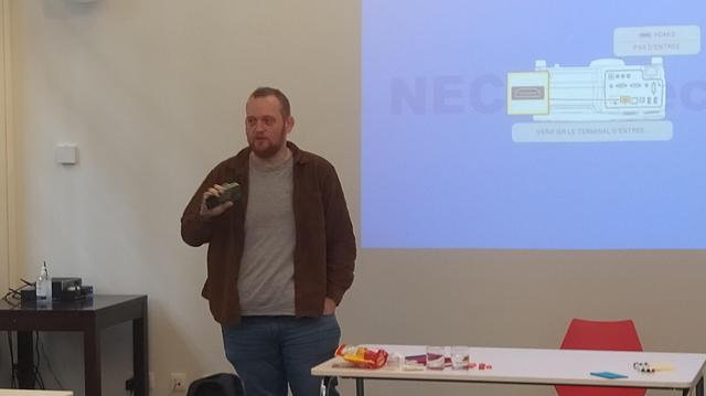 Kurt presenting at FreeCADDay.
