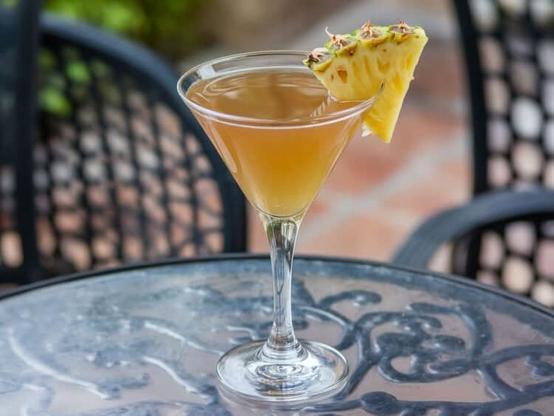 Hawaiian Brandy drink in cocktail glass