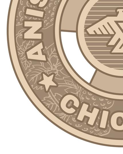 David Bernie Print Poster Art Native Chicago Artist Anishinaabek Land Decolonize Zhigagoong Fawn Pochel Sixty Inches From Center CTA Token