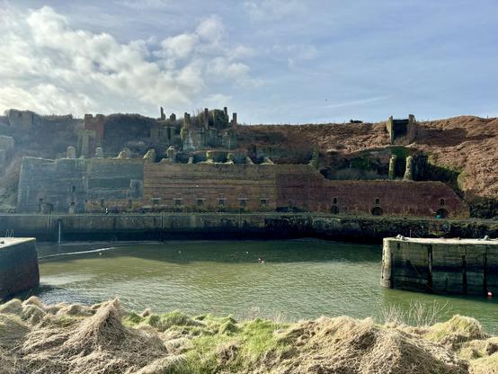 Remains of Porthgain brick works