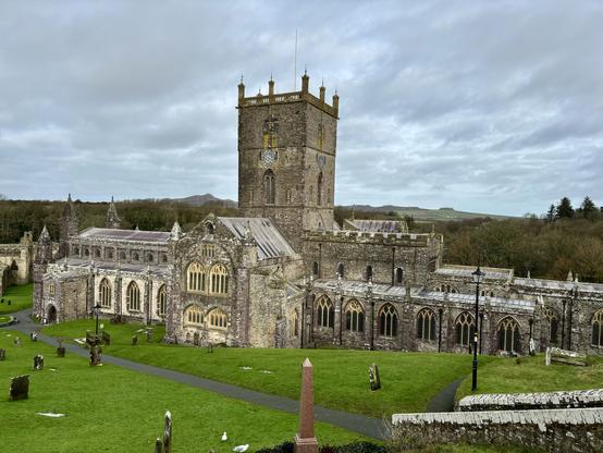 The cathedral within St David’s / Ty Dewi. The UK’s smallest city