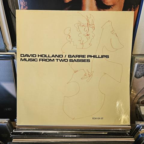 Album cover features an abstract drawing of a person playing an upright bass.