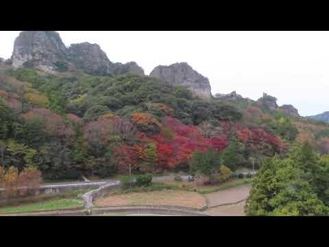 大分県豊後高田市 夷耶馬の景色　【夷谷展望駐車帯(小型車)から撮影】