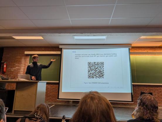 Slide introducing RDE