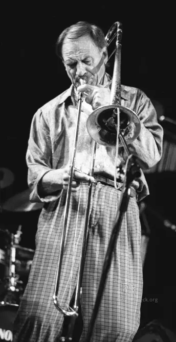 Albert Mangelsdorff, Posaunist - Photo: Frank Schindelbeck