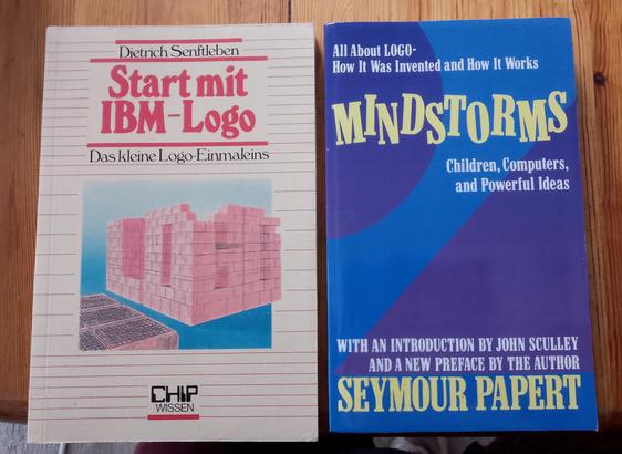 Two books about the Programming Language LOGO:
1. Dietrich Senftleben, Start mit IBM-Logo (in German)
2. Seymour Papert, MINDSTORMS -- All About LOGO -- How it was Invented and How It works