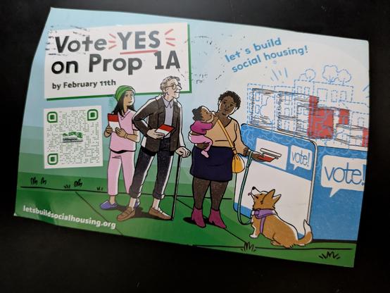 Vote Yes on Prop 1A promotional flier