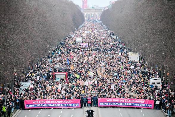 Germany protesting
