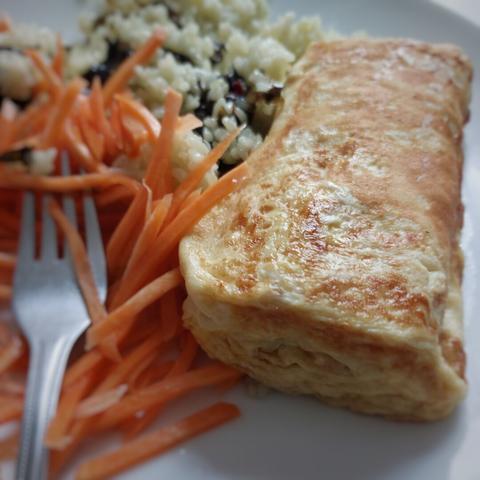 une belle omelette japonaise