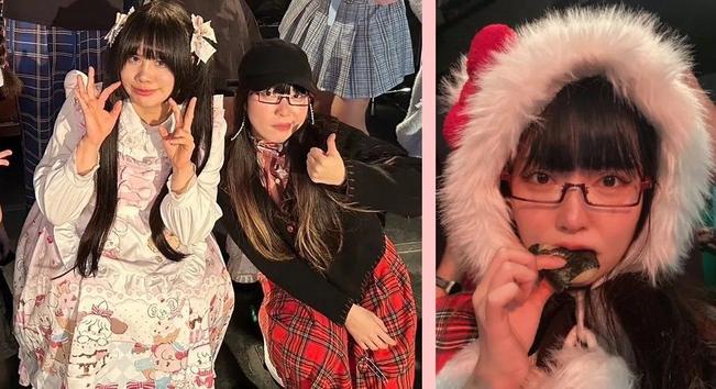 Left: See message
Right: See message + in a fur trimmed red hood