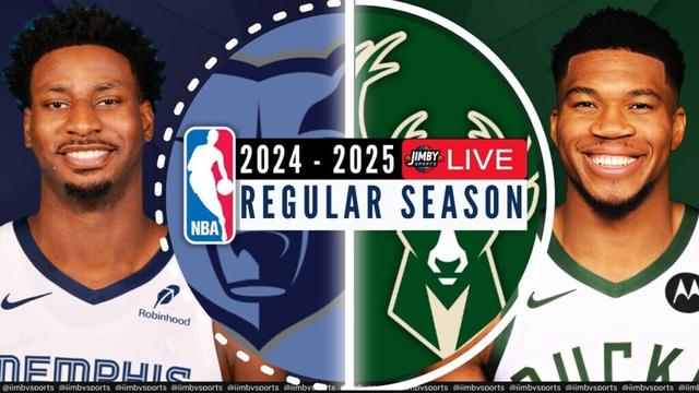Memphis Grizzlies vs Milwaukee Bucks NBA Live Play-by-Play Scoreboard