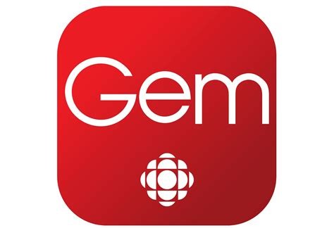 Red rounded-square emblazoned with the word Gem and the CBC logo, a geometric "gem" composed of a circle surrounded by 4 semicircles, 4 quarter-circles, and 4 crescents.