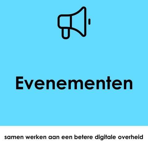 Evenementen (icoon luidspreker)