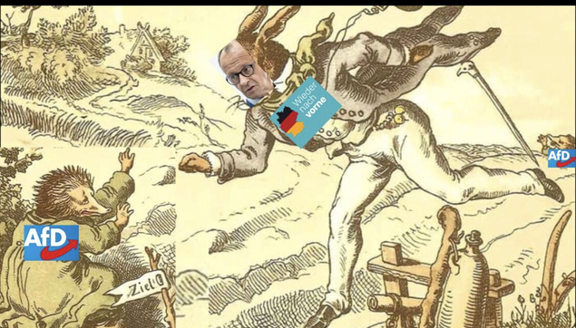Cdu Hase & AfD Igel 🦔