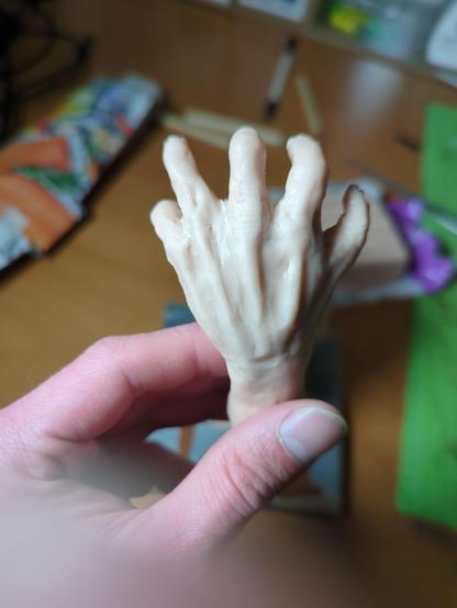 Die gleich Hand aus einem anderen Winkel