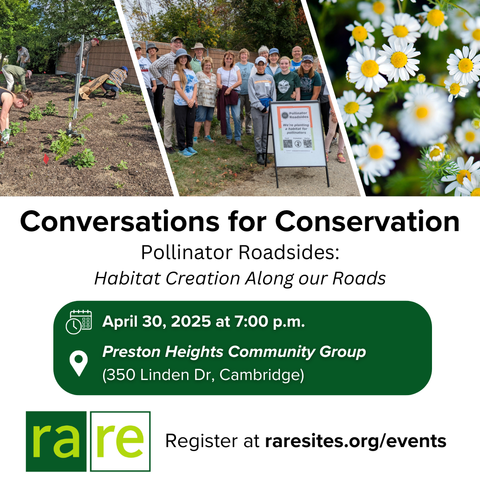 Conversations for Conservation: Pollinator Roadsides on April 30