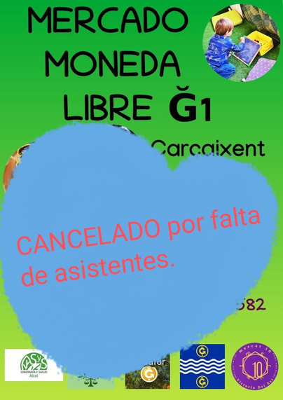 CARTELL CANCELAT MONEDA LLIURE Ğ1 CC-BY-SA 2022