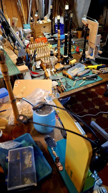 Un bout de l'atelier du Brut de l'Avette.