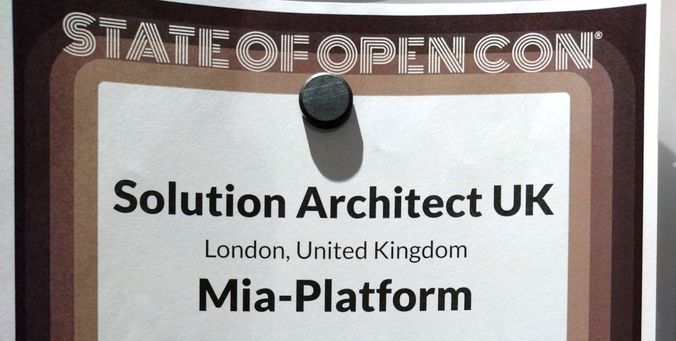 STATE OF OPEN CON | Solution Architect | London, United Kingdom | Mia-Platform