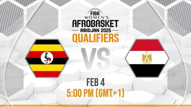 Uganda v Egypt | Full Basketball Game | FIBA Women's AfroBasket 2025 Qualifiers
