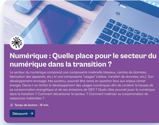 réussir  la TRANSITION ÉNERGÉTIQUE