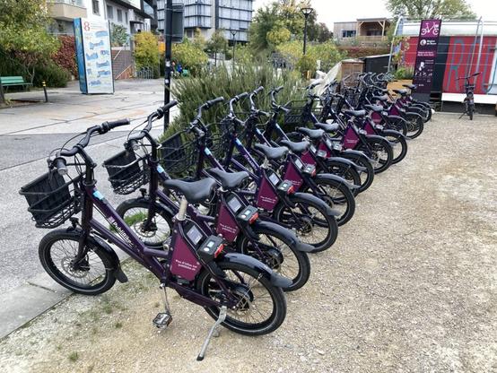 Publibike bikes in Nyon