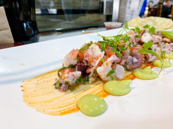 Ceviche Mixto (Mixed Ceviche) from Holbox in Los Angeles