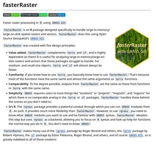A screenshot of the readme