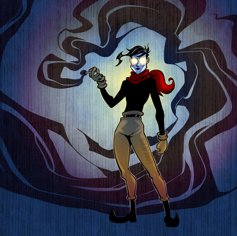 Wes the mime from Don't Stave in his Triumphant skin