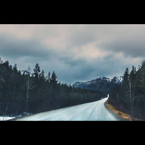 Paysage du Yukon, Canada .Roadtrip