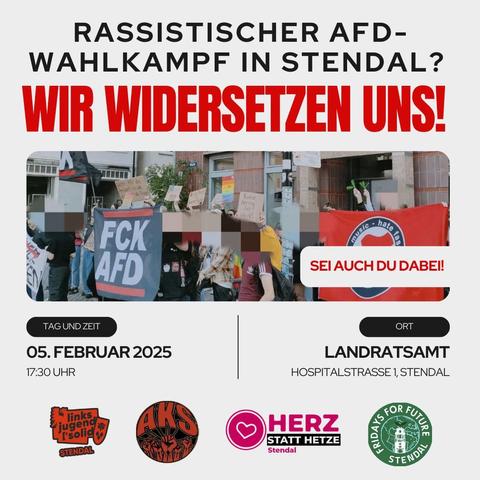 Sharpic zum Demo Aufruf