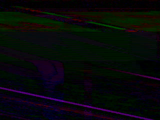 art, self portrait glitch