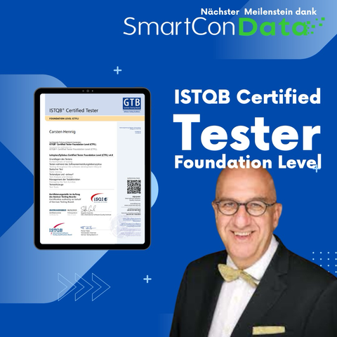 Certificate for Carsten Hennig, Hamburg, Germany: ISTQB Certified Tester Foundation Level v4.0