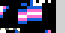 Closeup of aforementioned trans flag