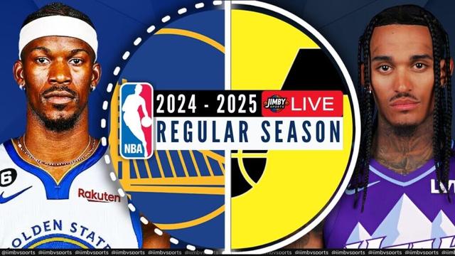 Golden State Warriors vs Utah Jazz NBA Live Play-by-Play Scoreboard