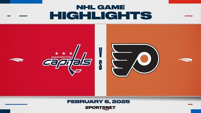 NHL Highlights | Capitals vs. Flyers - February 6, 2025