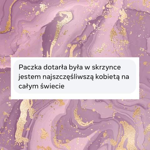 screen wiadomości 
Paczka dotarła była w skrzynce jestem najszczęśliwszą kobietą na całym świecie
