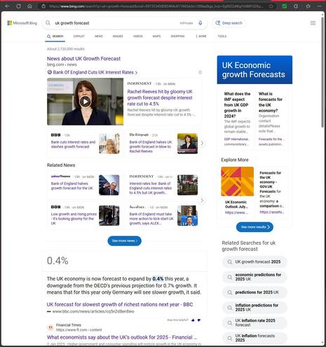 A #NewsAggregation about #Growth in #TheFormerUnitedKingdom
