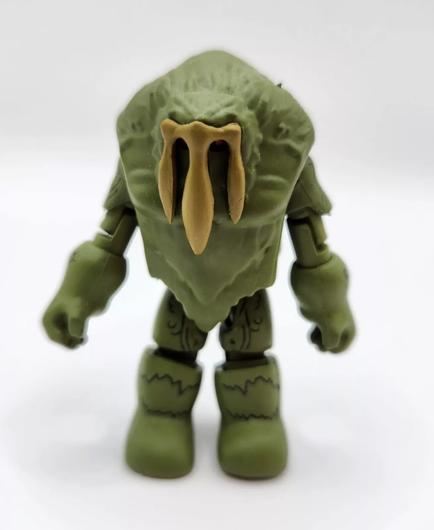 Mini-mates Man-Thing, he is about 2 inches tall and looks a little like a lego minifigure.