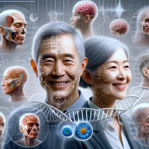 generata AI due parsone anziane asiatiche e altre teste di carattere medico