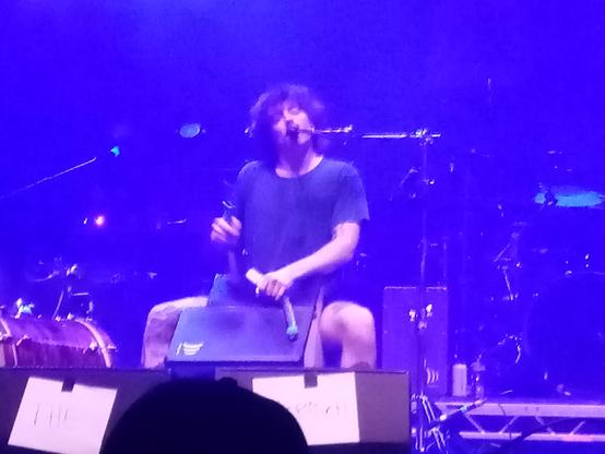 Singer /Drummer of the Scratch at Cardiff Utilita