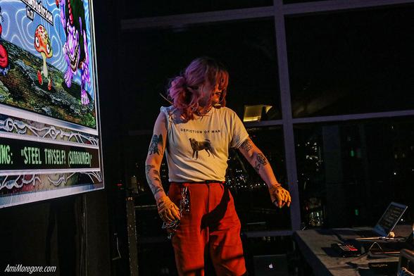 Fighting Island performing on stage