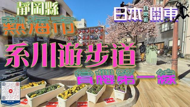 (日本自駕旅遊) 熱海市、系川遊步道賞櫻   ✈️日本🎌🚙#靜岡縣 #熱海市 #富士山 #河口湖 #靜岡縣 #河口湖町 #富士山纜車 #狸猫茶屋 #日本自駕遊 #japantravel
