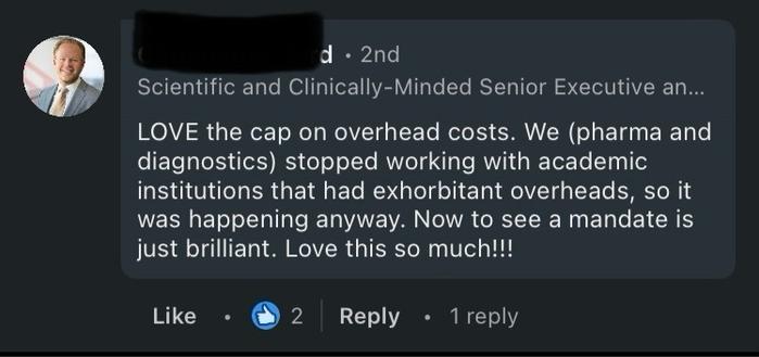 Ex Roche pharma guy “loving it”