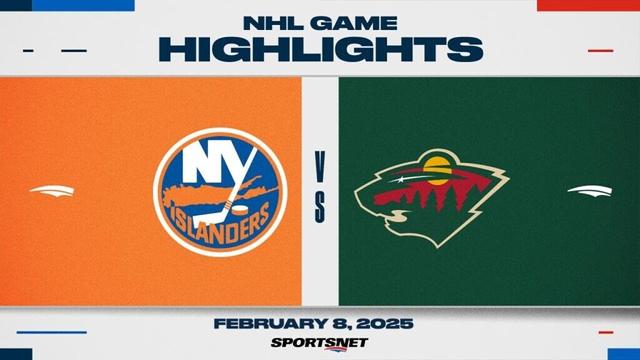 NHL Highlights | Islanders vs. Wild - February 8, 2025