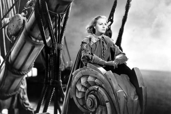 Greta Garbo nel film La Regina Cristina